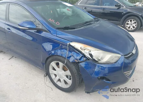 2013 Hyundai Elantra Limited from USA, damaged, VIN KMHDH4AE0DU714619
